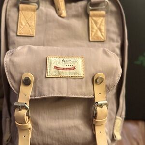 Beige Backpack